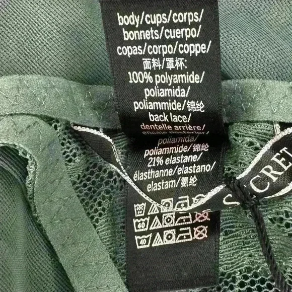 Brand New With Tags Olive Green Slip By Victoria’s Secret Size Large - Picture 8 of 10